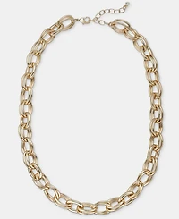 On 34th Multi-Link Statement Collar Necklace, 16" + 2" extender, Macy's Exclusive