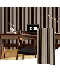 gaomon 3D Fluted Wood Slat Acoustic Soundproof Wall Panels for Noise Reduction
