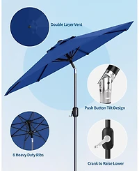 gaomon Outdoor Patio Umbrella, Table Market Umbrella, Protection Waterproof for Garden, Deck
