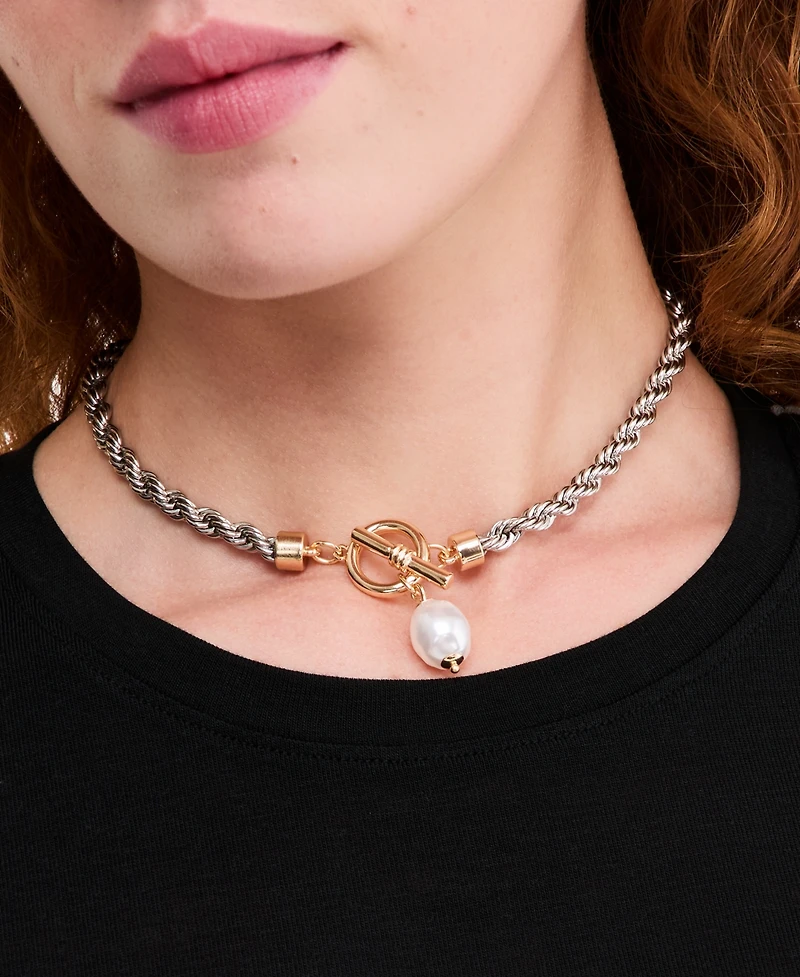 On 34th Imitation Pearl 16" Pendant Necklace, Macy's Exclusive