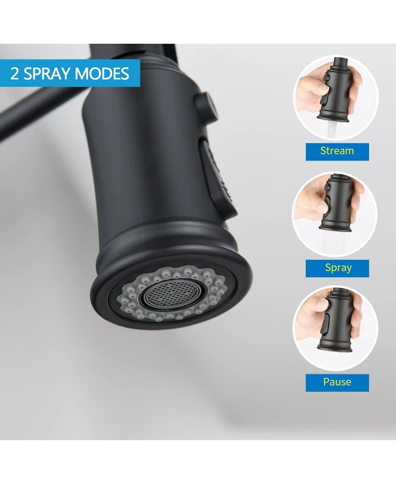 Phying Touch Kitchen Faucet with Pull Down Sprayer