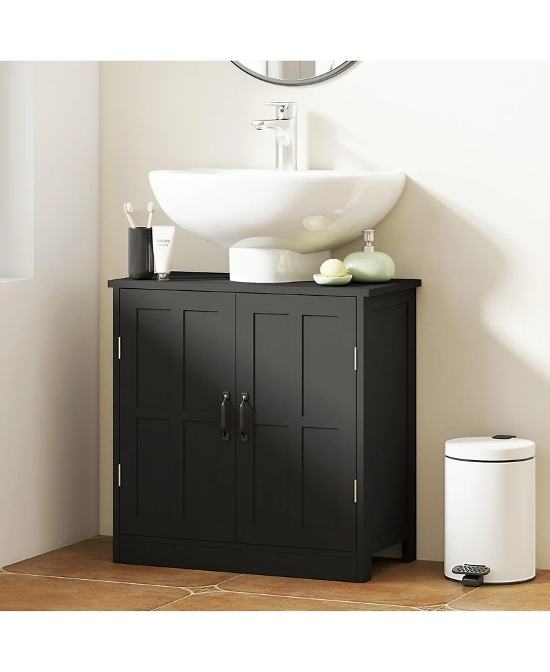 Phying Pedestal Sink Cabinet Freestanding Bathroom Sink Storage Cabinet with Shelf Multifunctional Under Sink Organizer for Bathroom Home Decor