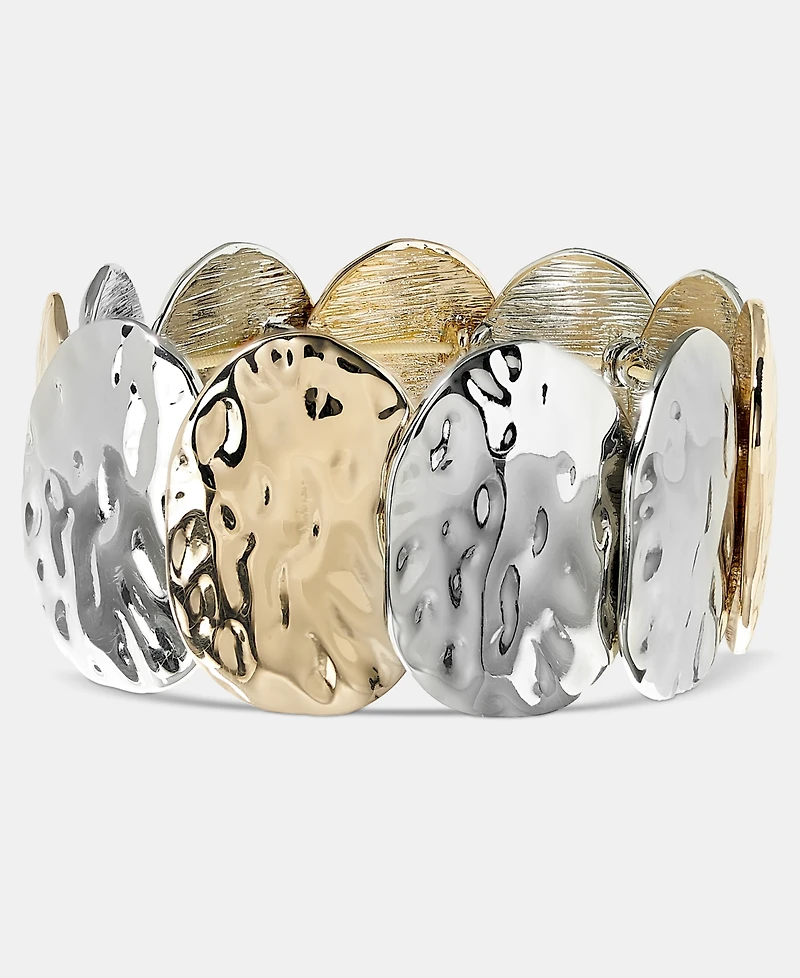 Style & Co Sculptural Disc Stretch Bracelet, Macy's Exclusive