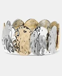 Style & Co Sculptural Disc Stretch Bracelet, Macy's Exclusive