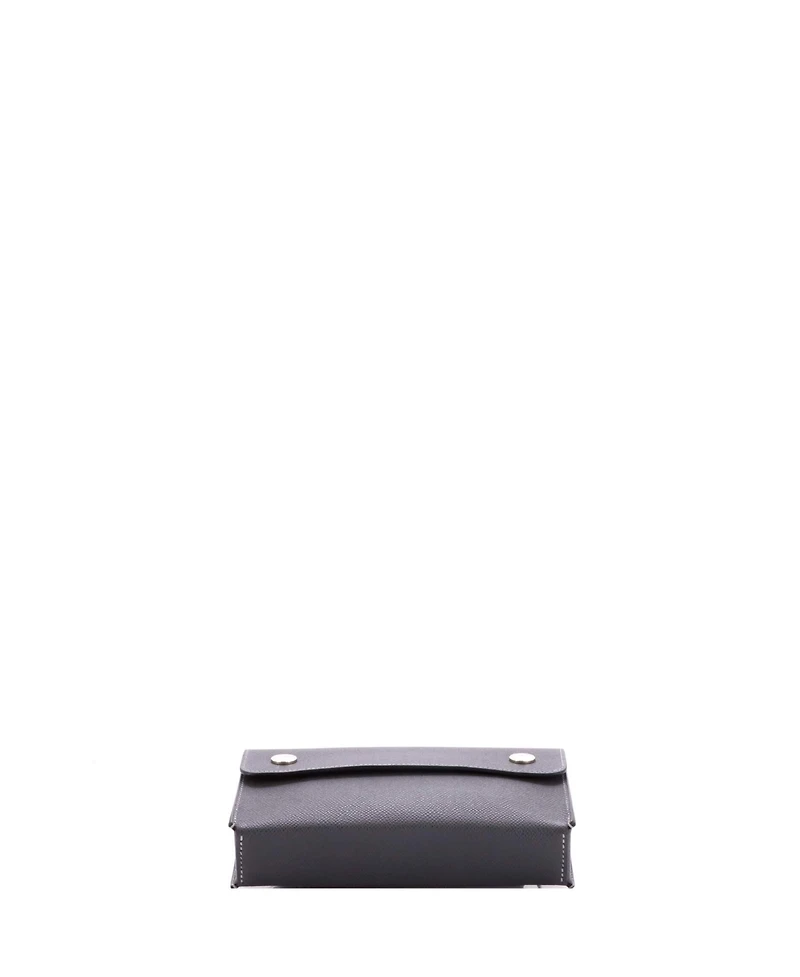 Pre-Owned HERMES Double Snap Pochette Crossbody Epsom