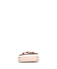 Pre-Owned HERMES Mini Verrou Bag Chevre Mysore and Canvas