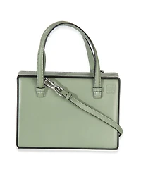 Pre-Owned Loewe Green Calfskin Top Handle Postal Bag