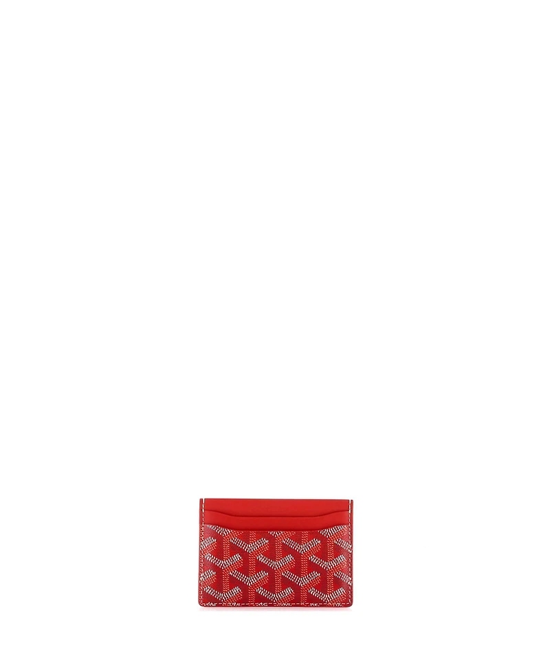 Pre-Owned Goyard Saint Sulpice Card Holder Coated Canvas