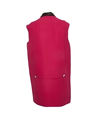 Pre-Owned Gucci Women's Leather-Trimmed Silk Sleeveless Top