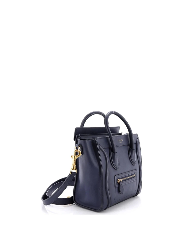 Pre-Owned Celine Nano Luggage Bag Smooth Leather