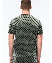 Sergio Tacchini Men's Obliquo Velour T-shirt