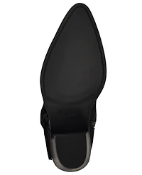 Guess Women's Sashle Western Fringe Knee High Heeled Boots