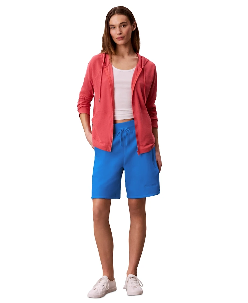 Calvin Klein Performance Women's Fleece Mid Rise Shorts