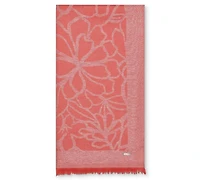 Calvin Klein Women's Modern Lurex Floral Wrap Scarf