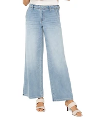 Liverpool Los Angeles Petite Weekender Wide-Leg Jeans