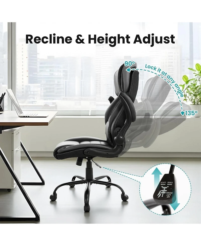 gaomon Oversized Executive Office Chair, Heavy Duty High Back with Headrest and Lumbar Support