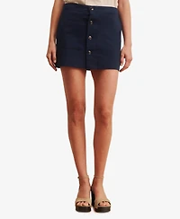 Sanctuary Women's Button-Front Mini Skirt