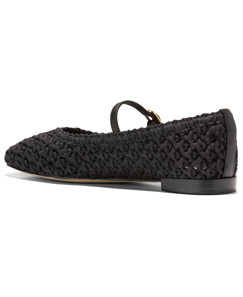 Cole Haan Women's Harlan Woven Mary Jane Ballet Flats
