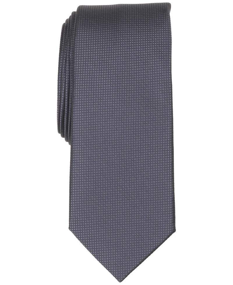 Alfani Men's Burnel Micro Check Slim Tie, Macy's Exclusive