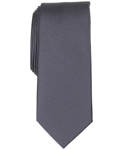 Alfani Men's Burnel Micro Check Slim Tie, Macy's Exclusive