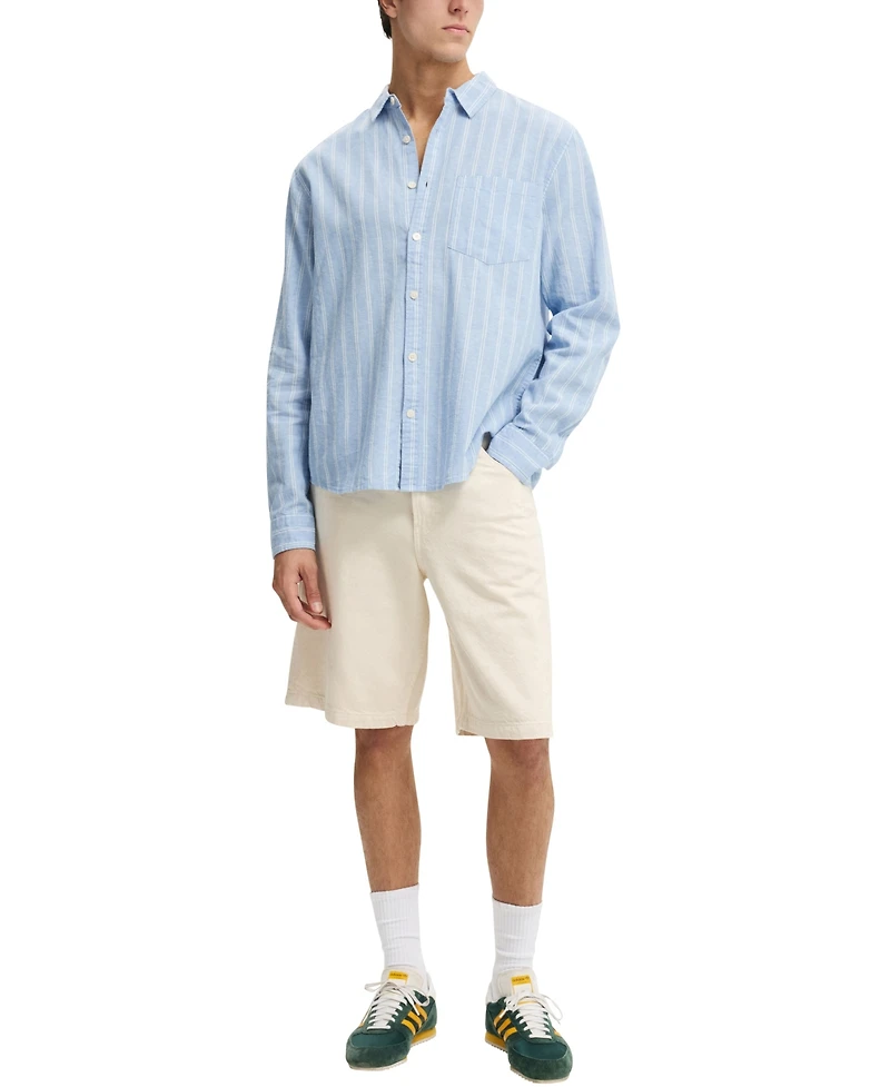 Cotton On Men's Baggy Denim Shorts