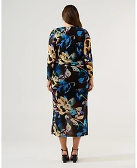 Estelle Cleo Mesh Midi Dress