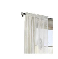 Habitat Mona Lisa Jacquard Lace Tailored Sheer Panel - Shell