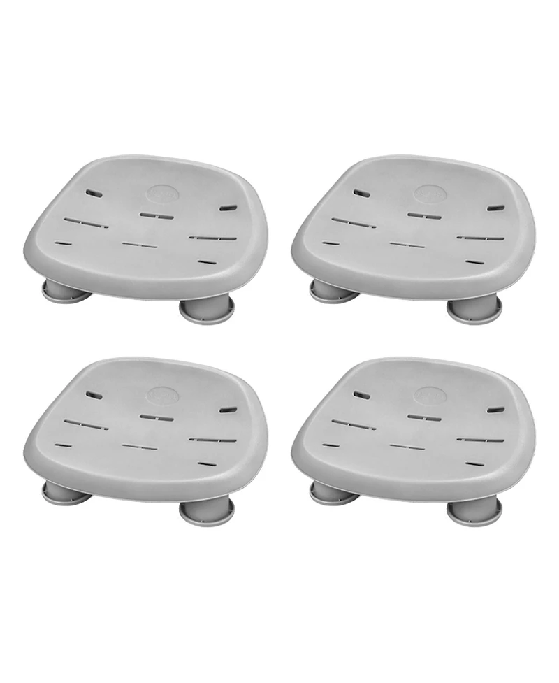 Bestway Coleman Miami Inflatable Hot Tub with 4 SaluSpa Seat and 4 Headrest Pillow
