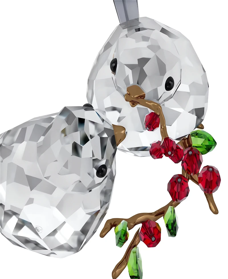 Swarovski Idyllia Bird Couple and Berries Crystal Figurine