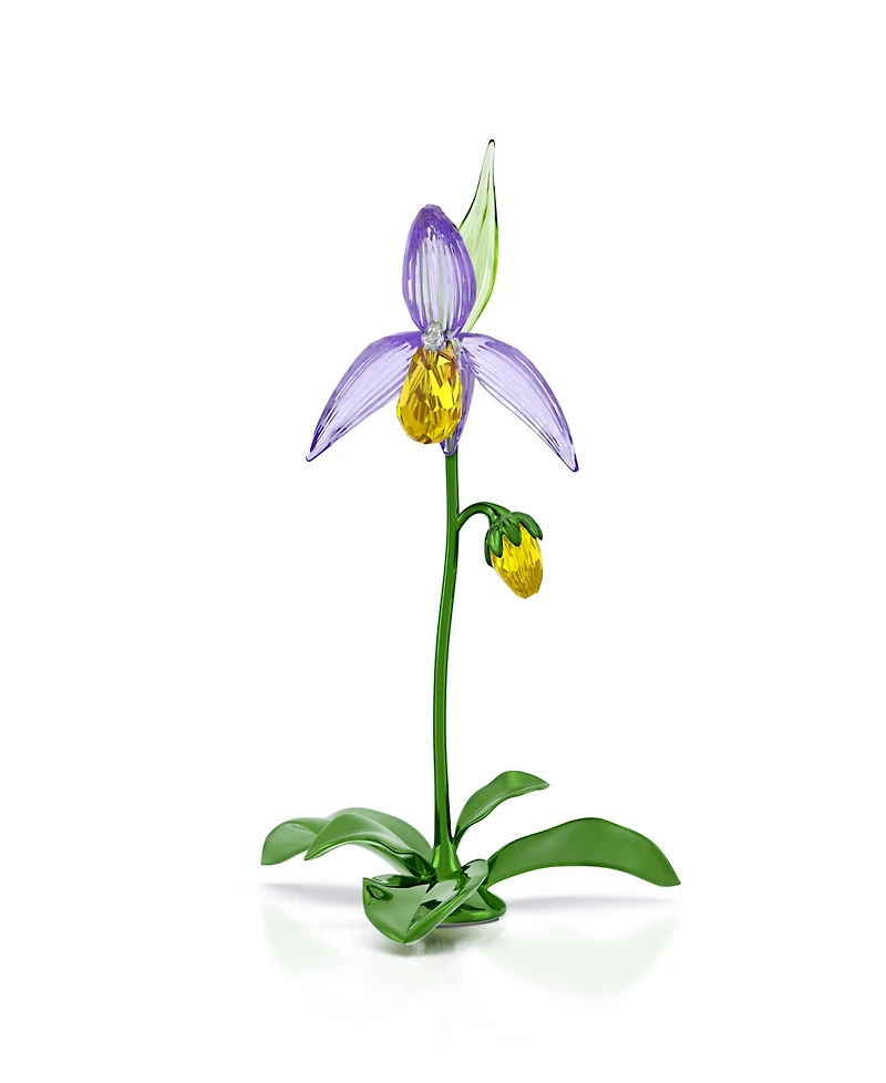 Swarovski Florere Lady Slipper Orchid Crystal Figurine