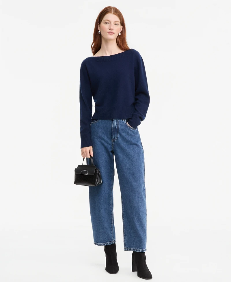 Charter Club Women's 100% Cashmere Long Sleeve Boatneck Sweater, Macy's Exclusive
