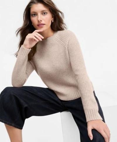 Charter Club Womens 100 Cashmere Shaker Stitch Crewneck Sweater Macys Exclusive