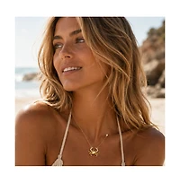 Dloria Golden Crab Pearl Necklace