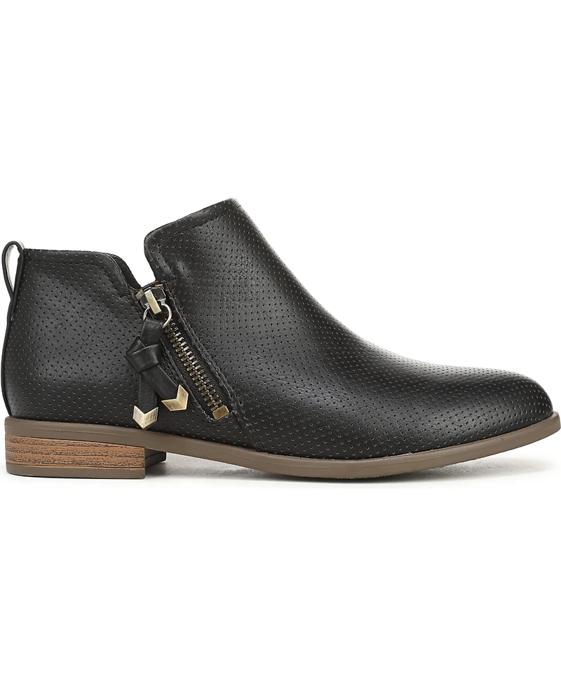 Dr. Scholl's Women's Reverie Block Heel Zip Short Boots