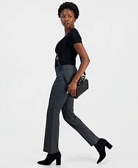 I.n.c. International Concepts Petite Bi Stretch Mini Boot High-Waisted Pull-On Pants, Macy's Exclusive