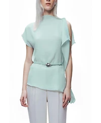 Nocturne Women's Sleeveless Woven Blouse
