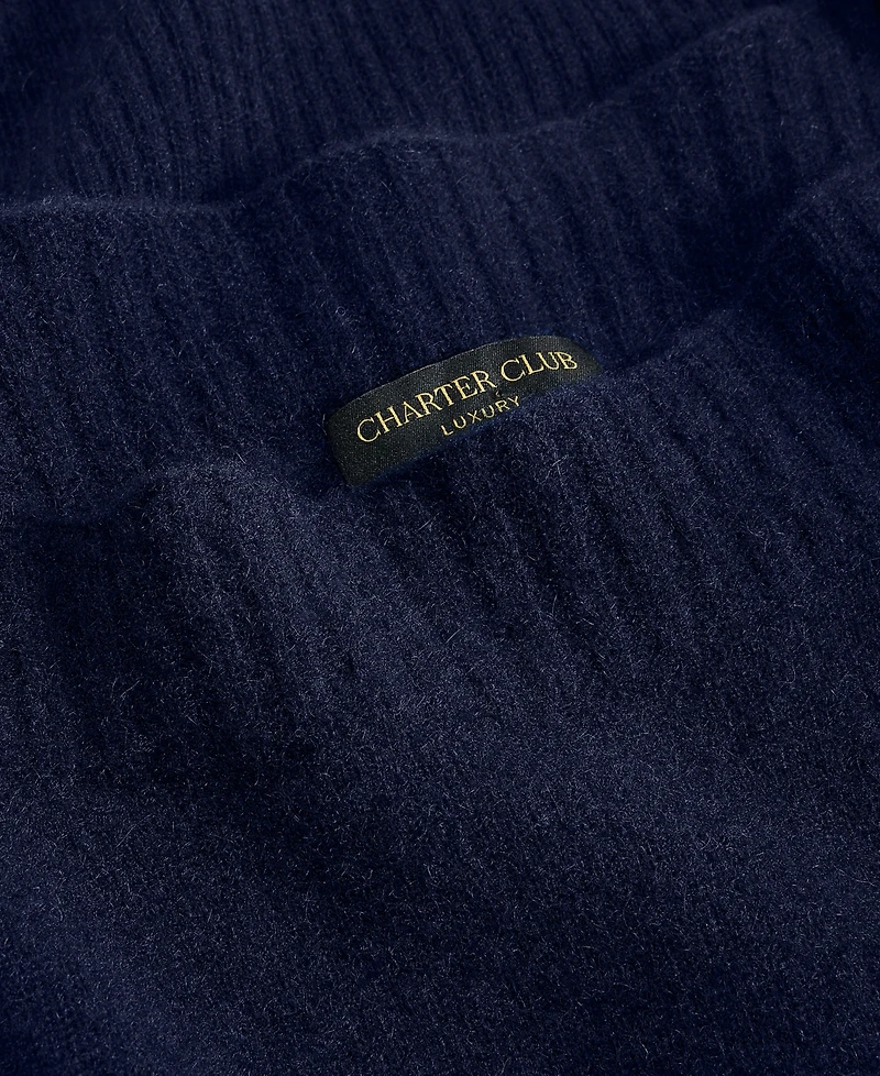 Charter Club Women's 100% Cashmere Long Sleeve Boatneck Sweater, Macy's Exclusive