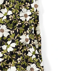 Lands' End Plus Cotton Jersey Notch Neck Dress