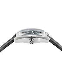 Aston Martin F1 Men's Automatic Leather Strap Watch 41mm