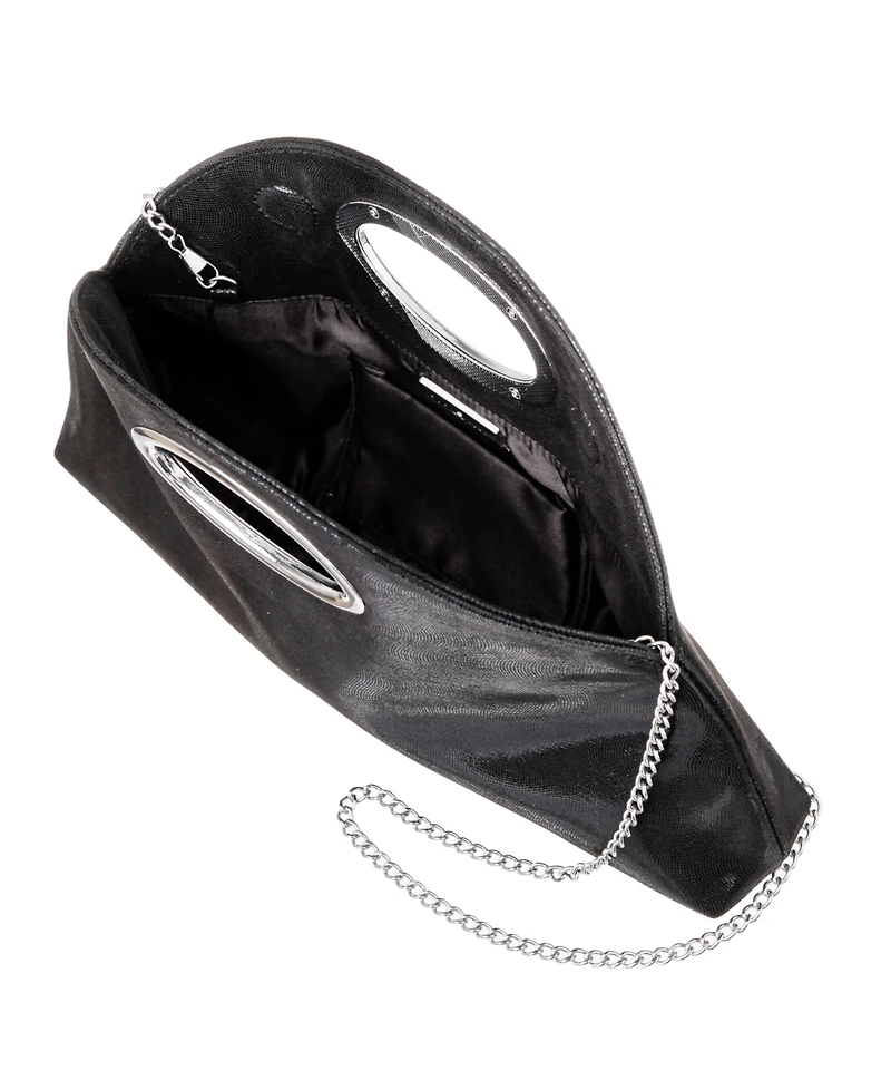 Nina Cut Out Handle Medium Clutch Handbag