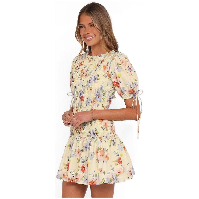 Petal and Pup Women's Kaelyn Gather Mini Dress