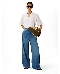 Whistles Women's Broderie Cotton Shirt
