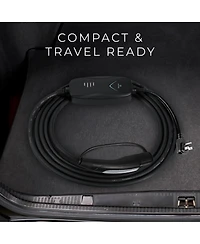 Lectron Level 1 Tesla Charger - 120V, 15A, Nema 5-15 Plug, 16 feet Extension Cord