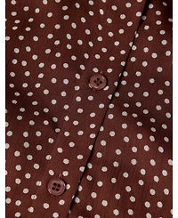 Whistles Women's Polka Dot Sheer Sleeve Shirt