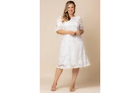 Kiyonna Plus Emma Lace Shift Dress