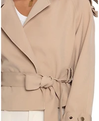 Belle & Bloom Women's Fast Car Cropped Trench