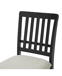 Streamdale Furniture 5-Piece Round Dining Set for 4 - Wood Table and 4 Chairs