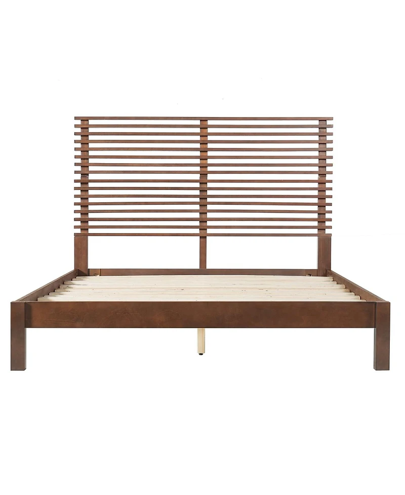 Streamdale Furniture Premium Solid Wood Queen Platform Bed Frame