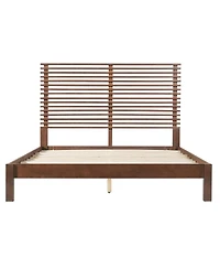 Streamdale Furniture Premium Solid Wood Queen Platform Bed Frame