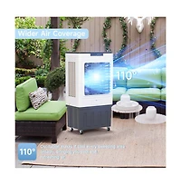 Topteng Evaporative Air Cooler for Outdoor – 3000 Cfm, 16 Gal Tank & 110° Oscillation